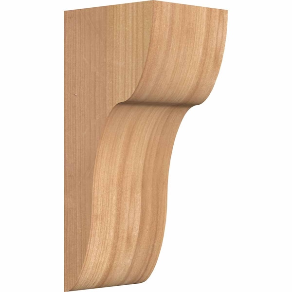 Ekena Millwork Carmel Smooth Corbel, Western Red Cedar, 5 1/2"W x 6"D x 14"H COR06X06X14CAR00SWR - main